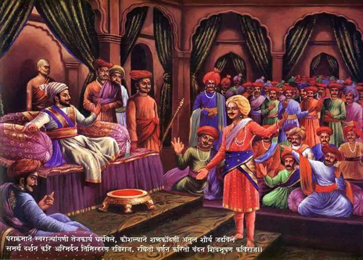 kavi-bhushan-at-chattrapati-shivaji-maharaj-darbar